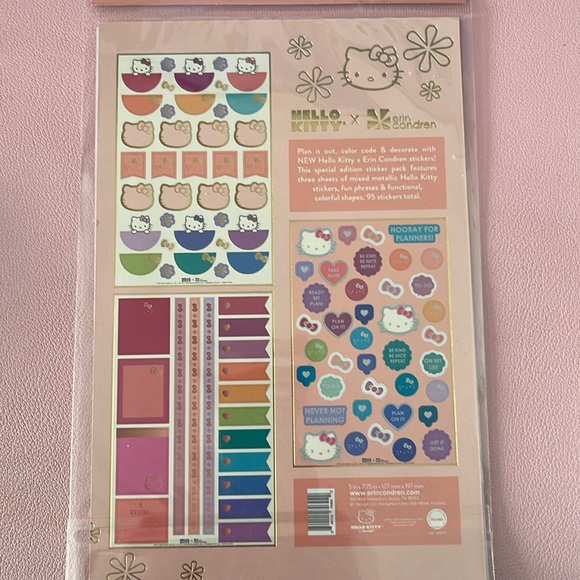 Erin Condren x Hello Kitty Sticker Sheet Trio - Picture 2 of 2